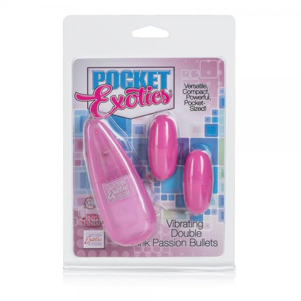 Pocket Exotics Double Pink Passion Bullet Vibrators-Pocket Exotics-Sexual Toys®