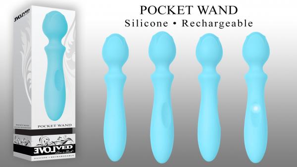 Pocket Wand Blue Petite Body Massager-blank-Sexual Toys®