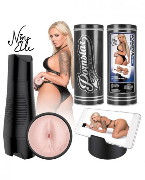 Pornstar Anal Realistic Masturbator Nina Elle Stroker-blank-Sexual Toys®