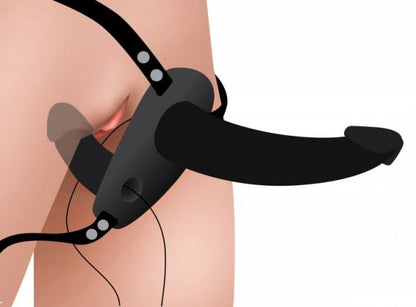 Power Pegger Vibrating Double Dildo Harness-Strap U-Sexual Toys®