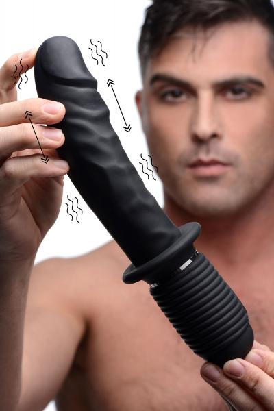 Power Pounder Vibrating And Thrusting Silicone Dildo-Master Series-Sexual Toys®