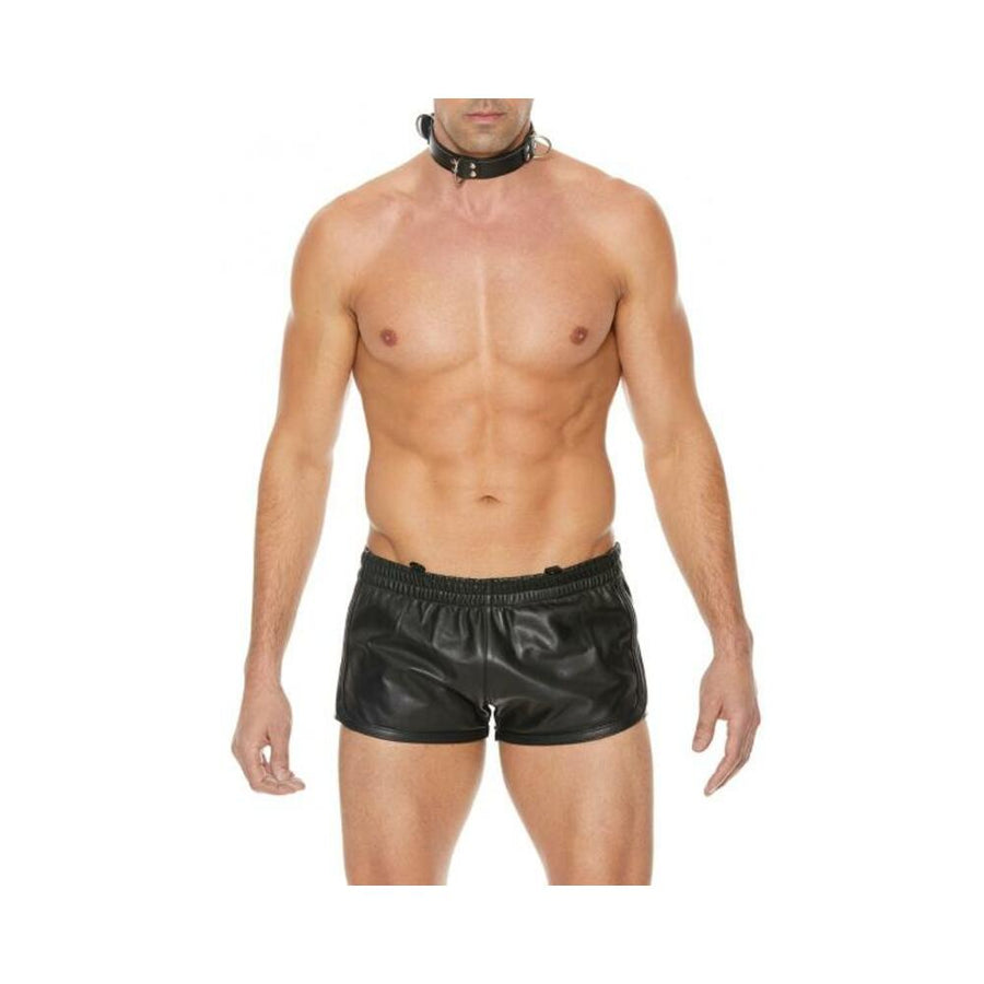 Premium Leather Bondage Collar - Black-Shots-Sexual Toys®