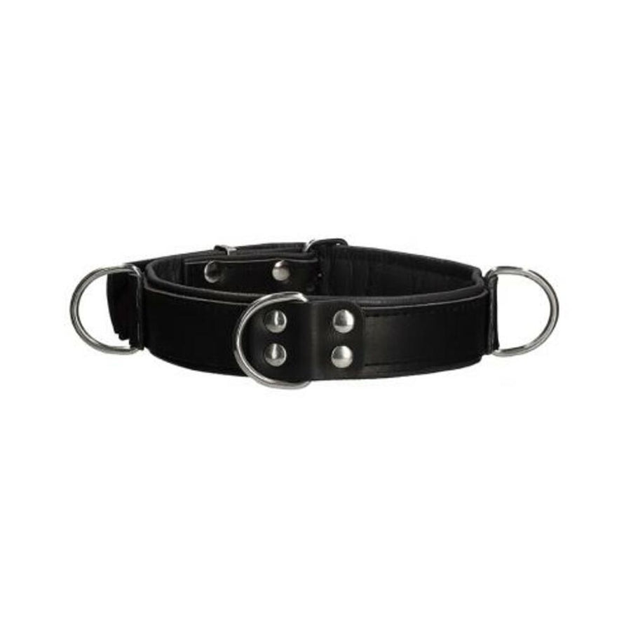 Premium Leather Bondage Collar - Black-Shots-Sexual Toys®