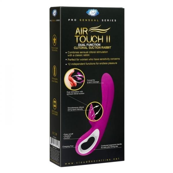 Air Touch 2 Purple Clitoral Suction Rabbit Vibrator-Pro Sensual Series-Sexual Toys®