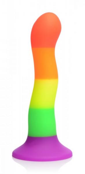 Proud Rainbow Silicone Dildo With Harness-Strap U-Sexual Toys®