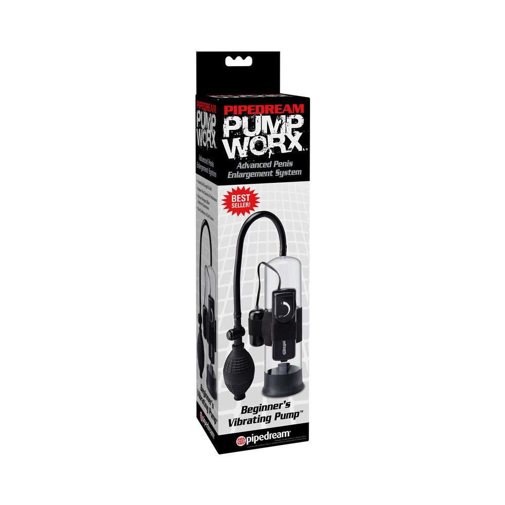 Pump Worx Beginners Vibrating Pump Black-Pipedream-Sexual Toys®
