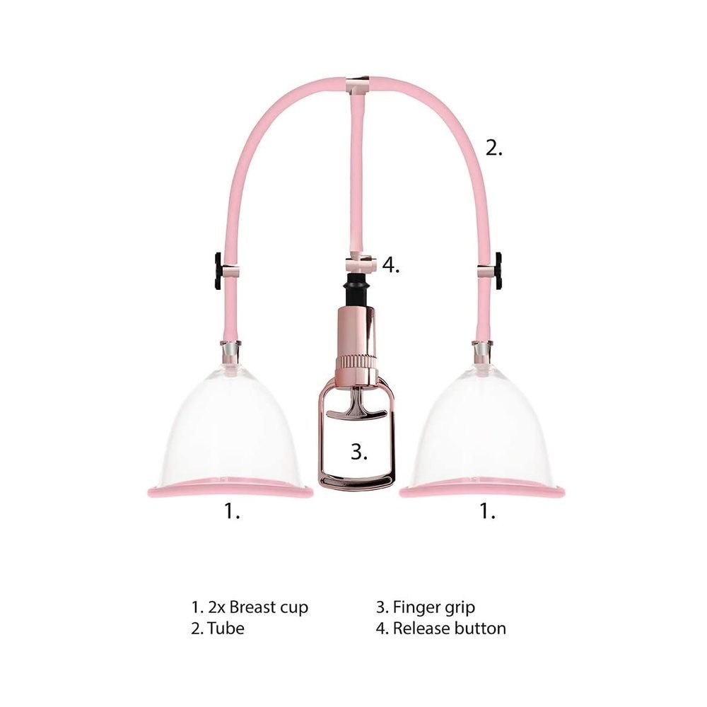 Pumped - Breast Pump Set Medium - Rose-Shots-Sexual Toys®