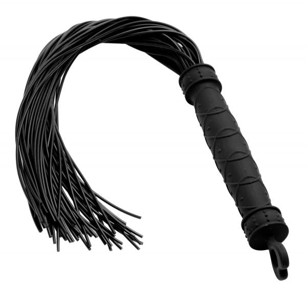 Punish Me Silicone Flogger Black-Frisky-Sexual Toys®