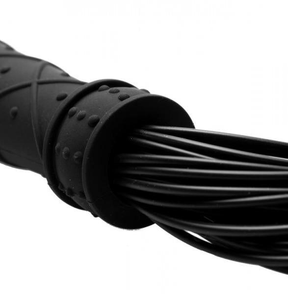 Punish Me Silicone Flogger Black-Frisky-Sexual Toys®