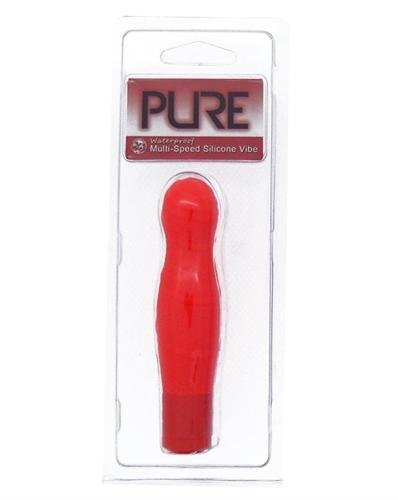 Pure Carress Multi Speed Silicone Vibe Waterproof Coral 4.25 Inch-blank-Sexual Toys®
