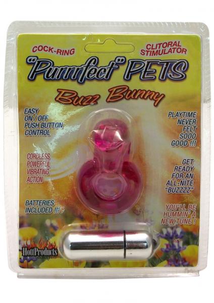 Purrrfect Pets Buzz Bunny Stimulator With Vibrating Bullet Purple-blank-Sexual Toys®