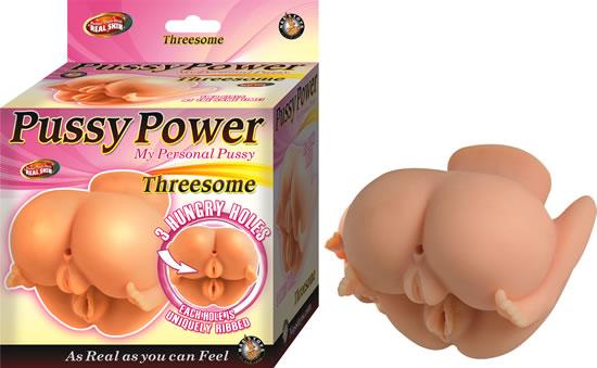 Pussy Power Threesome Beige-blank-Sexual Toys®