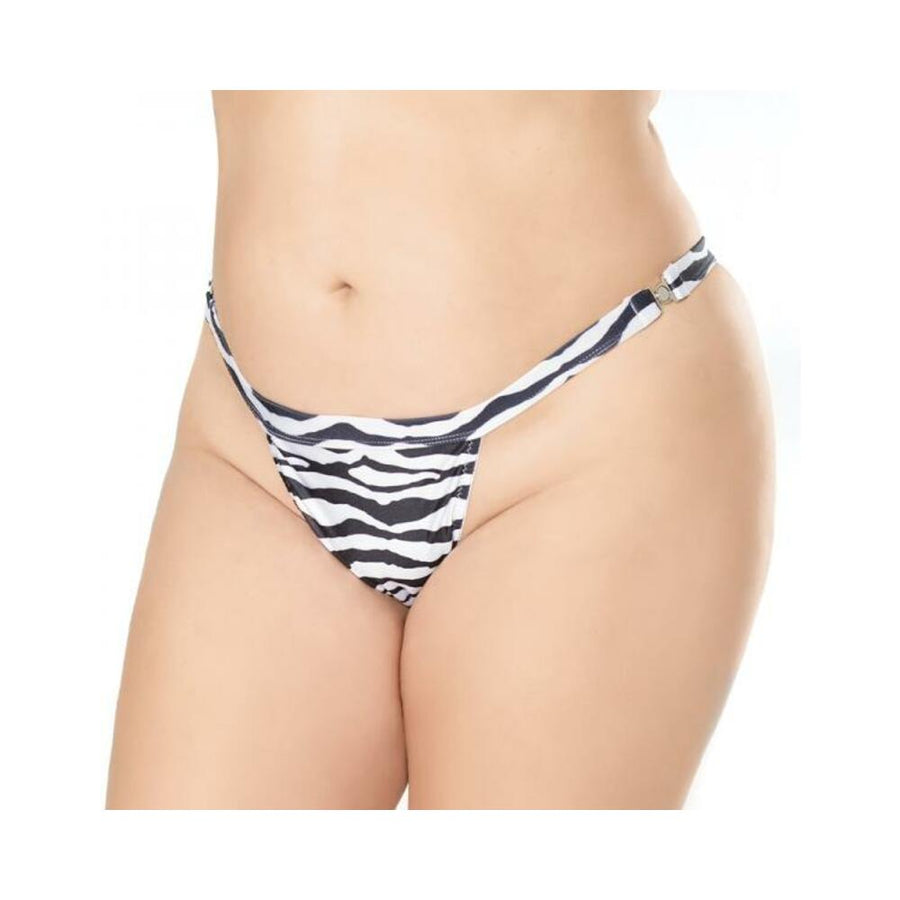 Quick-release Thong Zebra Pattern Os Xl Hanging-blank-Sexual Toys®