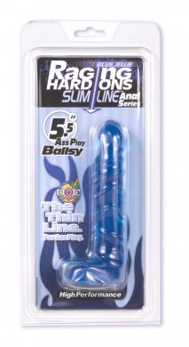 Raging Hard On 5.5 Blue Jelly-Doc Johnson-Sexual Toys®
