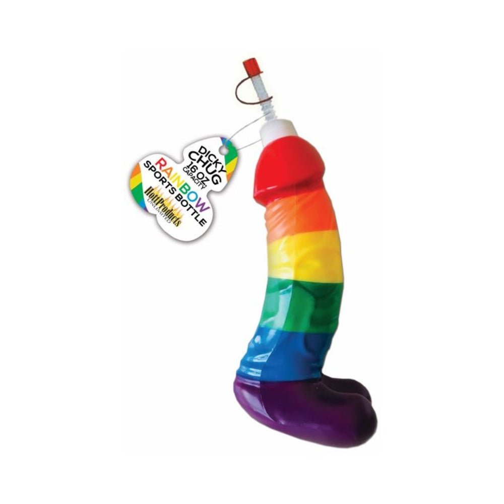 Rainbow Dicky Chug Sports Bottle-Hott Products-Sexual Toys®