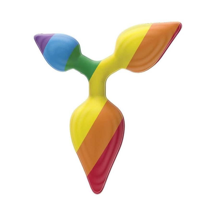 Rainbow Triple Play Butt Plug-Hott Products-Sexual Toys®