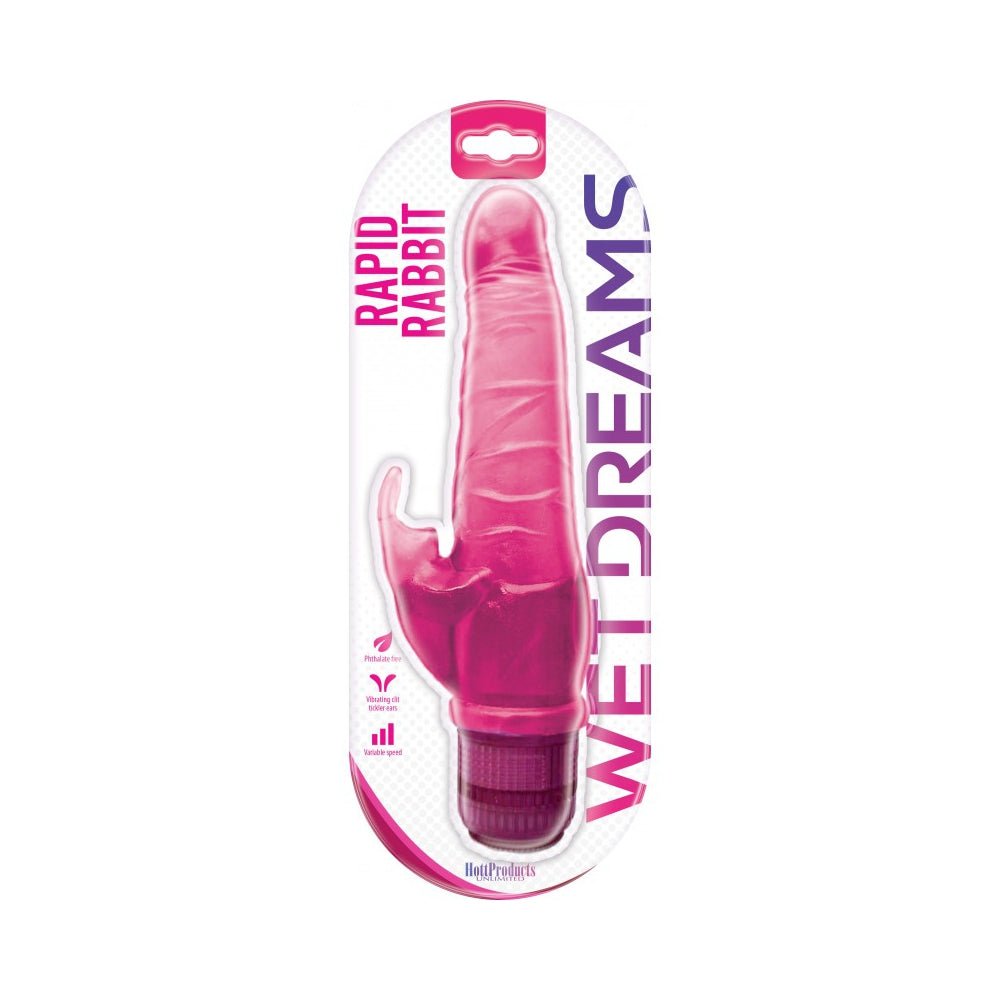 Rapid Rabbit Pink Passion Vibrator-Hott Products-Sexual Toys®