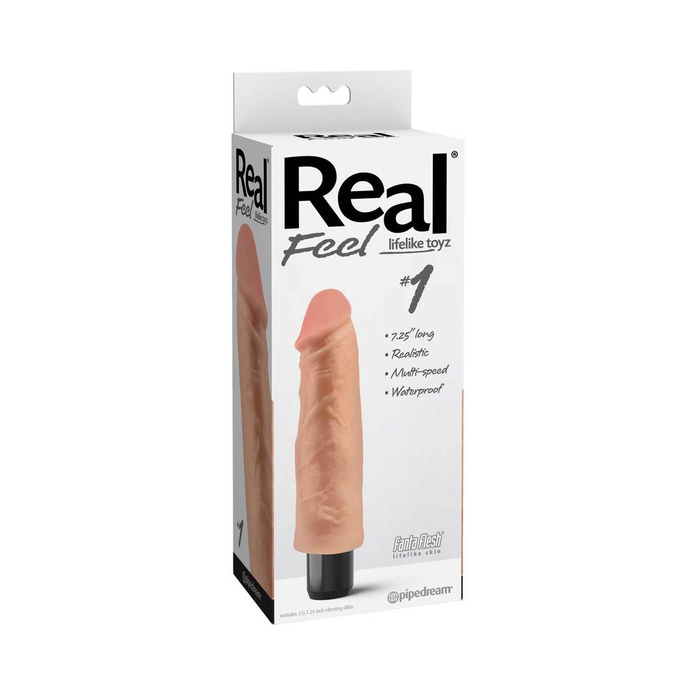 Real Feel Lifelike Toyz No.1 Beige Vibrator-blank-Sexual Toys®