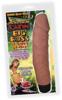 Real Skin Latin Big Boss Vibrator Beige-Real Skin-Sexual Toys®