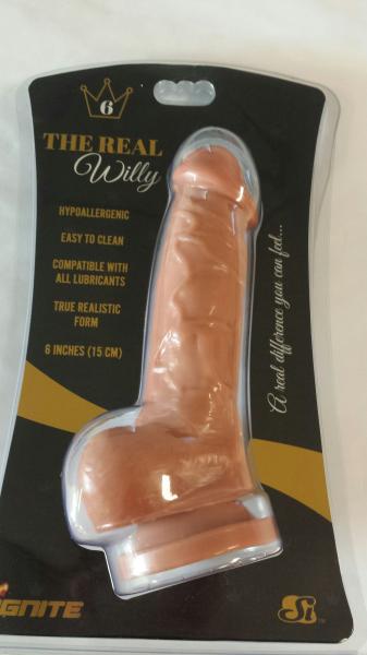 Real Willy 6 inches Caramel Tan Dildo-Ignite-Sexual Toys®
