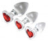 Red Heart Gem Glass Anal Plug Set-Booty Sparks-Sexual Toys®