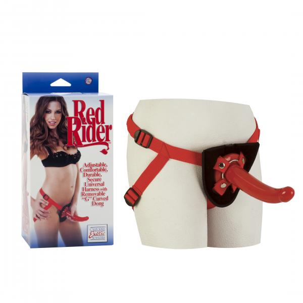 Red Rider Adjustable Strap On With 7 Inch Dong-blank-Sexual Toys®