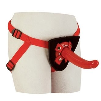 Red Rider Adjustable Strap On With 7 Inch Dong-blank-Sexual Toys®