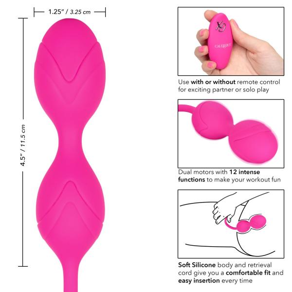 Remote Dual Motor Kegel System Pink-Cal Exotics-Sexual Toys®