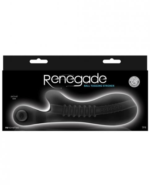 Renegade Ball Tugging Stroker Black-NS Novelties-Sexual Toys®