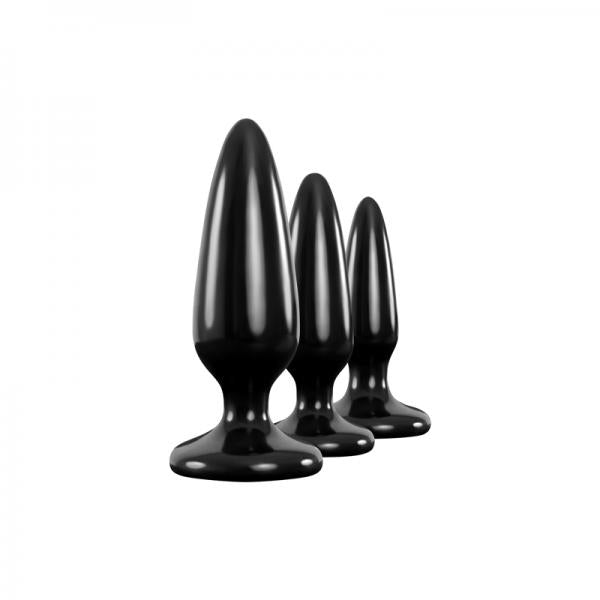 Renegade Pleasure Plug 3 Piece Trainer Kit Black-NS Novelties-Sexual Toys®
