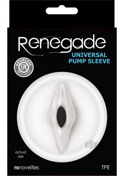 Renegade Universal Pump Vagina Sleeve Clear-NS Novelties-Sexual Toys®