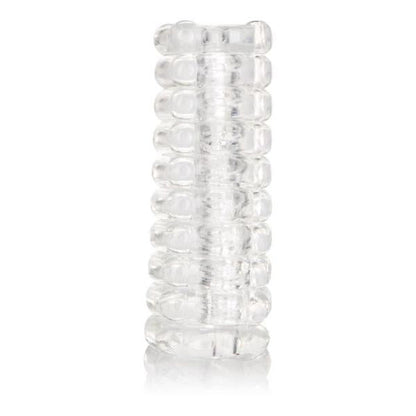 Ribbed Reversible Masturbation Stroker Clear-blank-Sexual Toys®