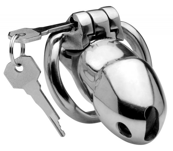 Rikers 24-7 Stainless Steel Locking Chastity Cage-Master Series-Sexual Toys®