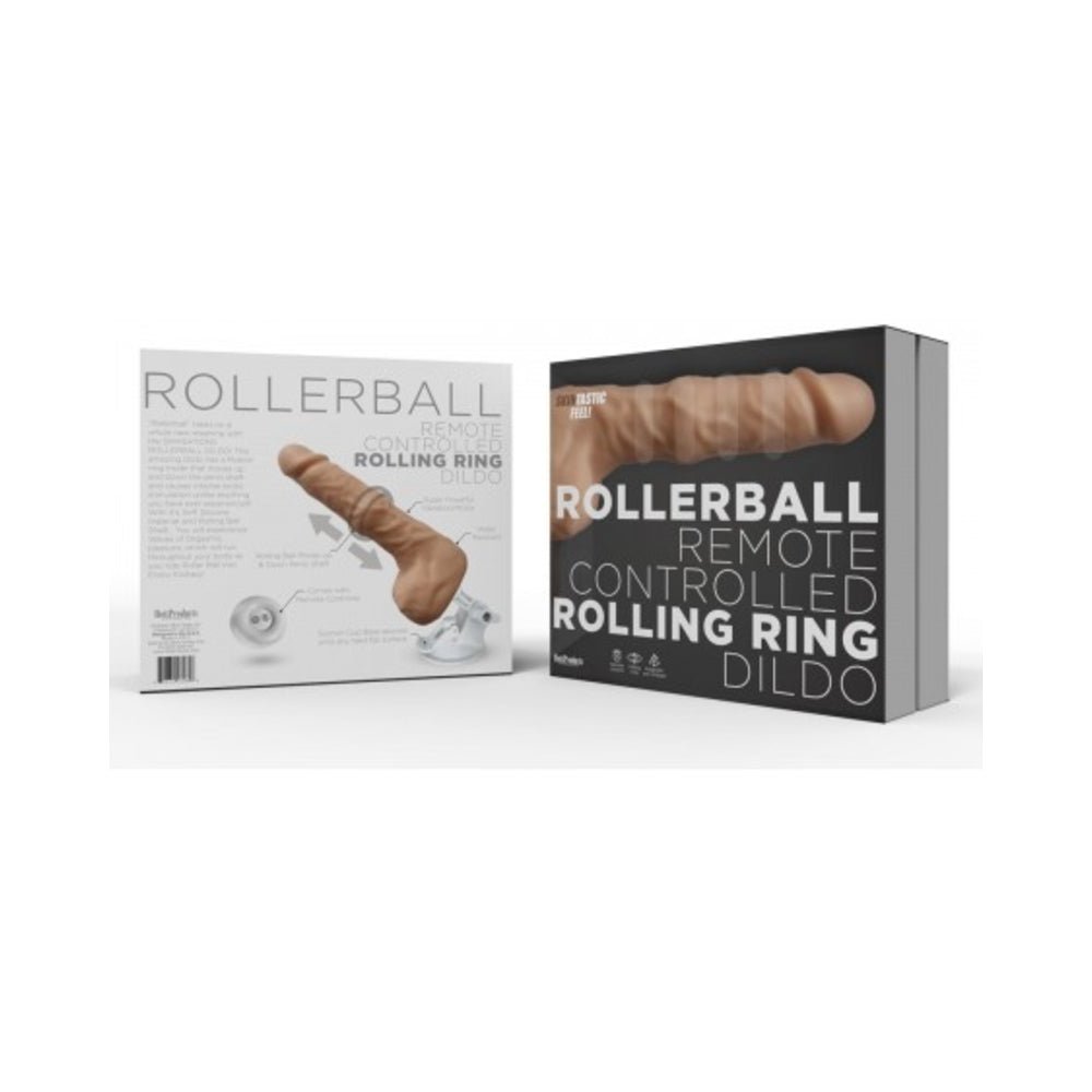 Rollerball Dildo With Rolling Ball Function Suction Cup Base-Hott Products-Sexual Toys®