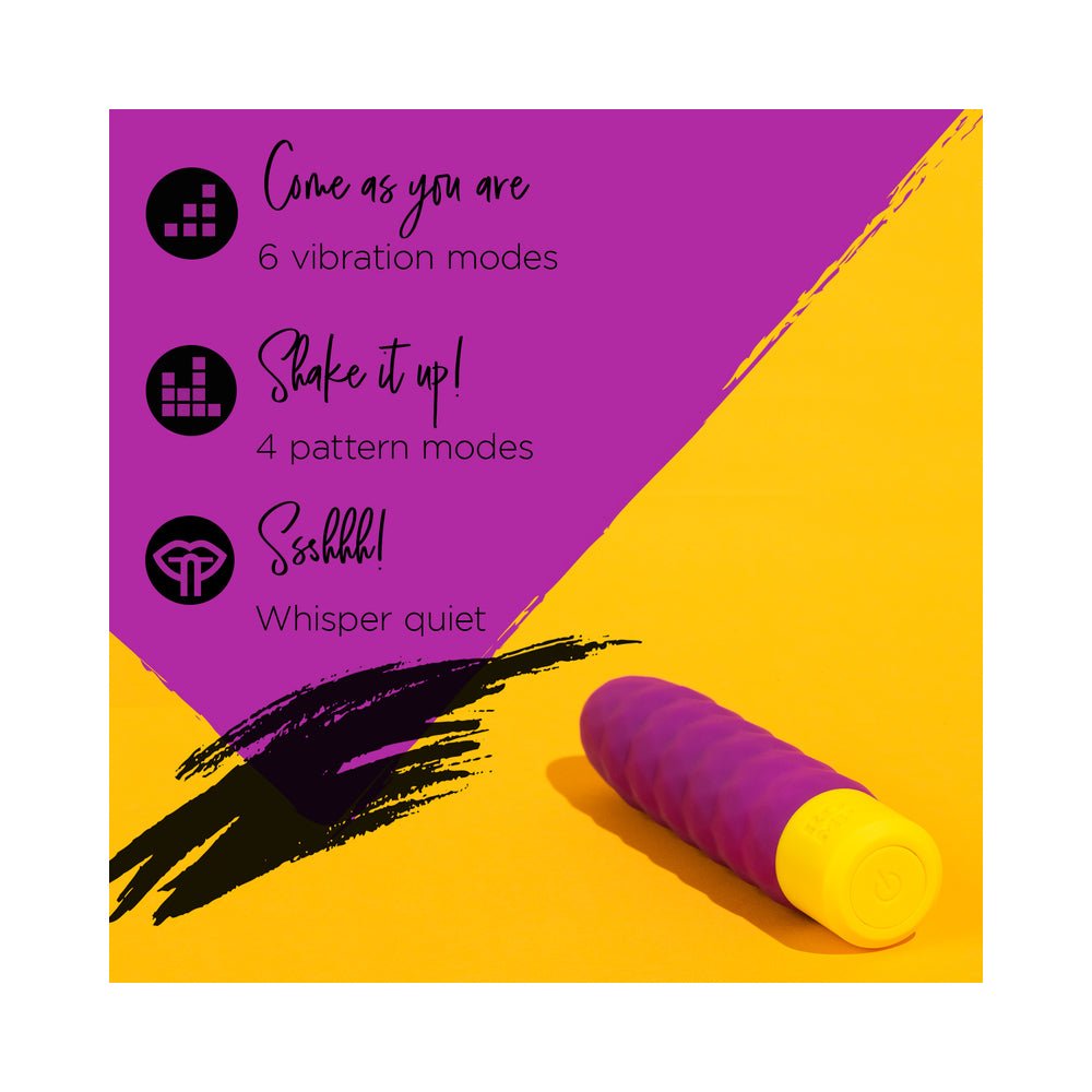 ROMP Beat Rechargeable Slimline Bullet Vibrator Purple-ROMP-Sexual Toys®