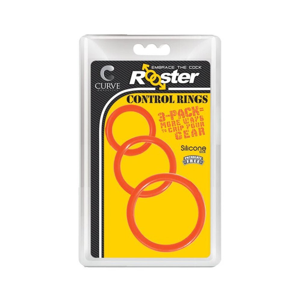 Rooster Control Rings Cock Ring Trio-blank-Sexual Toys®