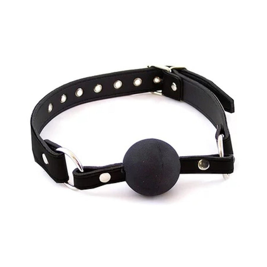 Rouge Ball Gag Black-Rouge Garments-Sexual Toys®