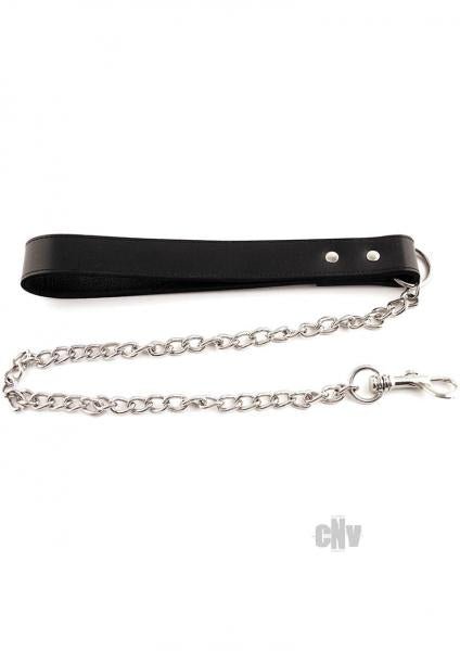 Rouge God Lead W/chain Black-blank-Sexual Toys®