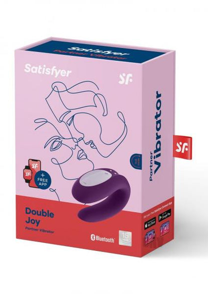 Satisfyer Double Joy Violet W/ App (net)-blank-Sexual Toys®