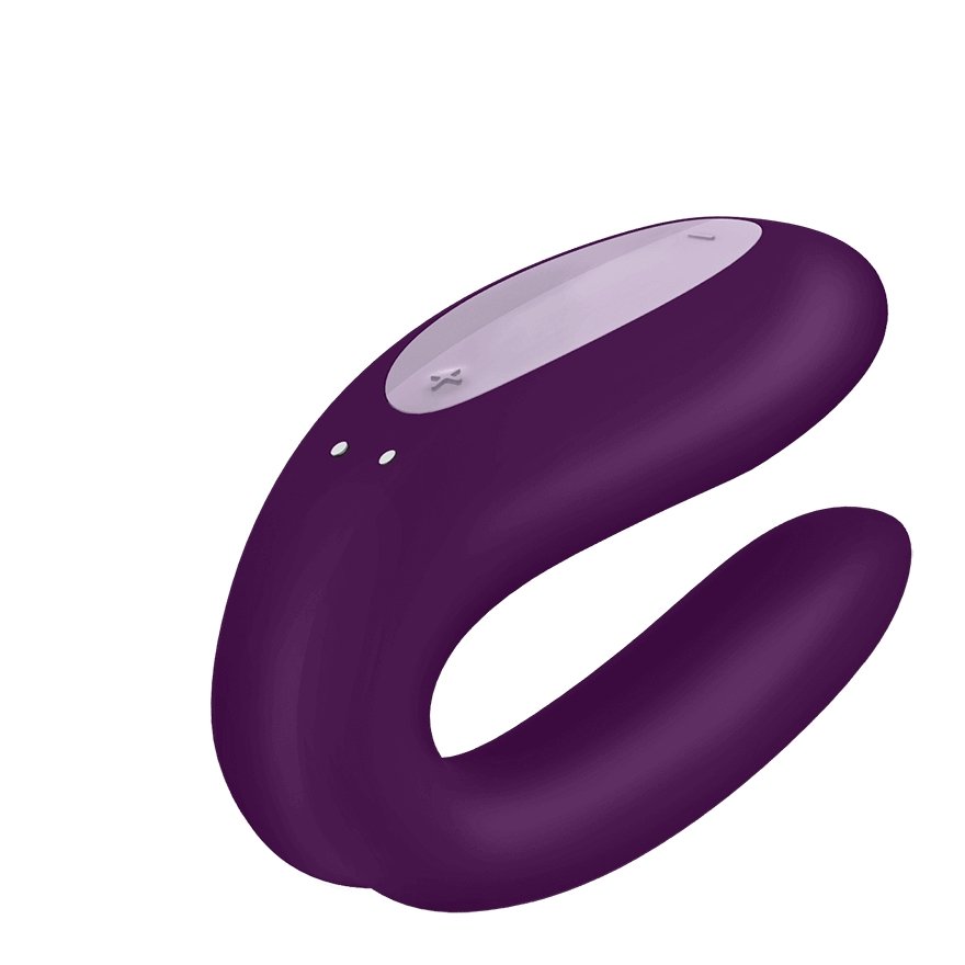 Satisfyer Double Joy Violet W/ App (net)-blank-Sexual Toys®
