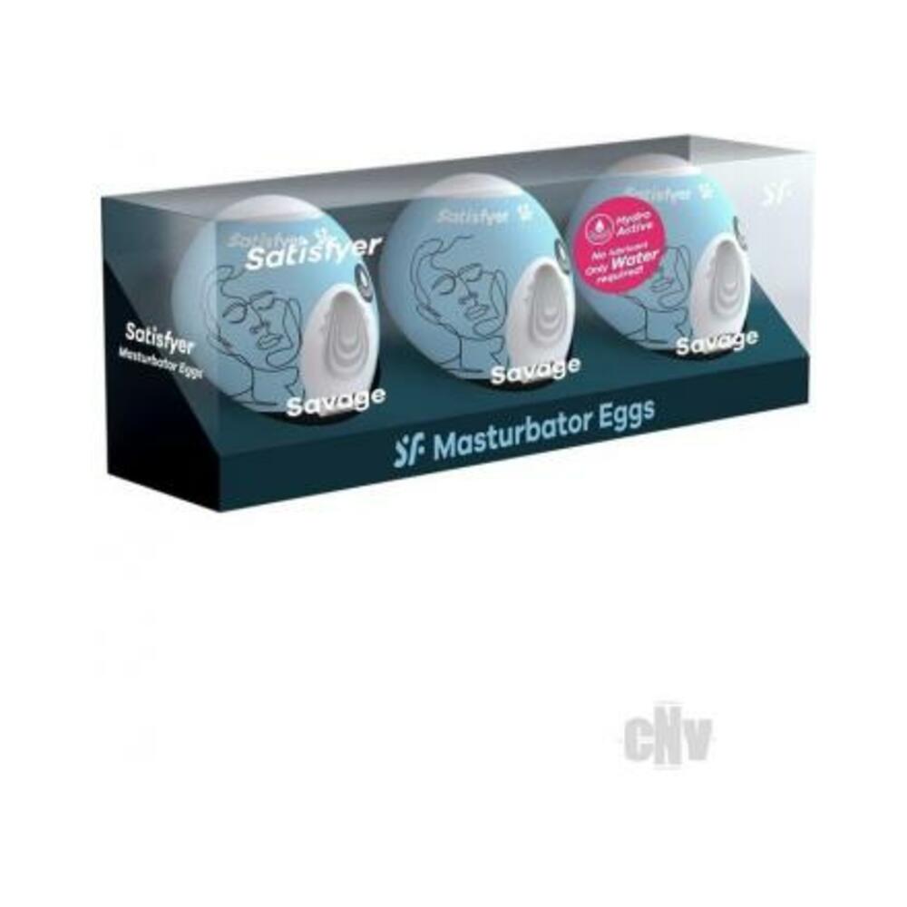 Satisfyer Masturbator Egg 3er Savage-blank-Sexual Toys®