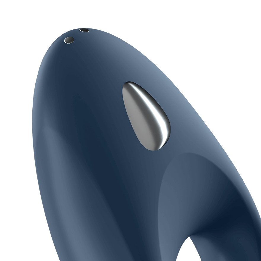 Satisfyer Mighty One Ring W/app - Blue-Satisfyer-Sexual Toys®
