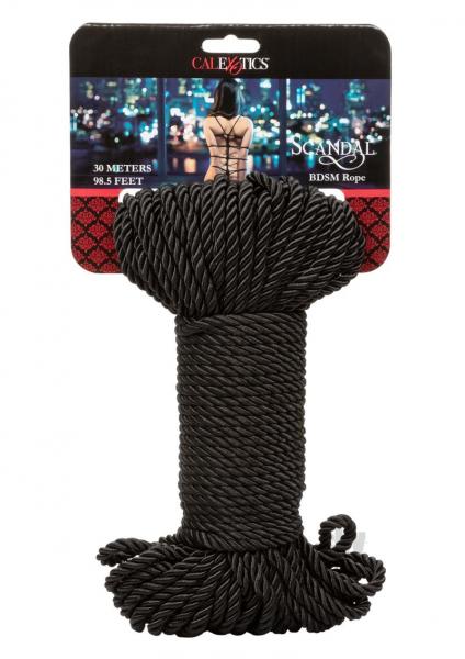 Scandal BDSM Rope 98.5 feet Black-Scandal-Sexual Toys®