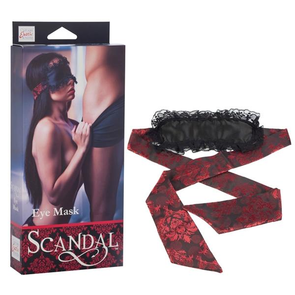 Scandal Eye Mask Black/Red-Scandal-Sexual Toys®