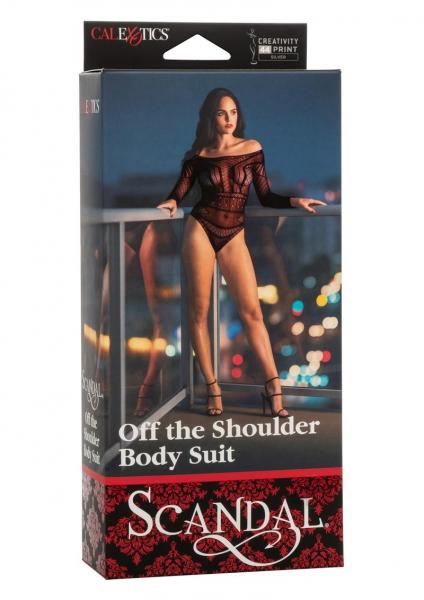 Scandal Off The Shoulder Body Suit-blank-Sexual Toys®