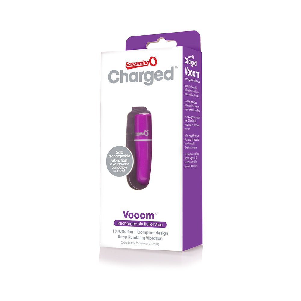Screaming O Charged Vooom Rechargeable Bullet Vibe-blank-Sexual Toys®