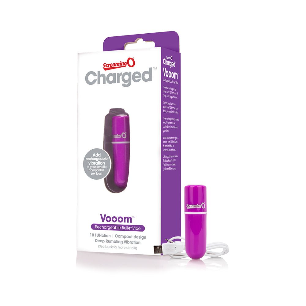 Screaming O Charged Vooom Rechargeable Bullet Vibe-blank-Sexual Toys®