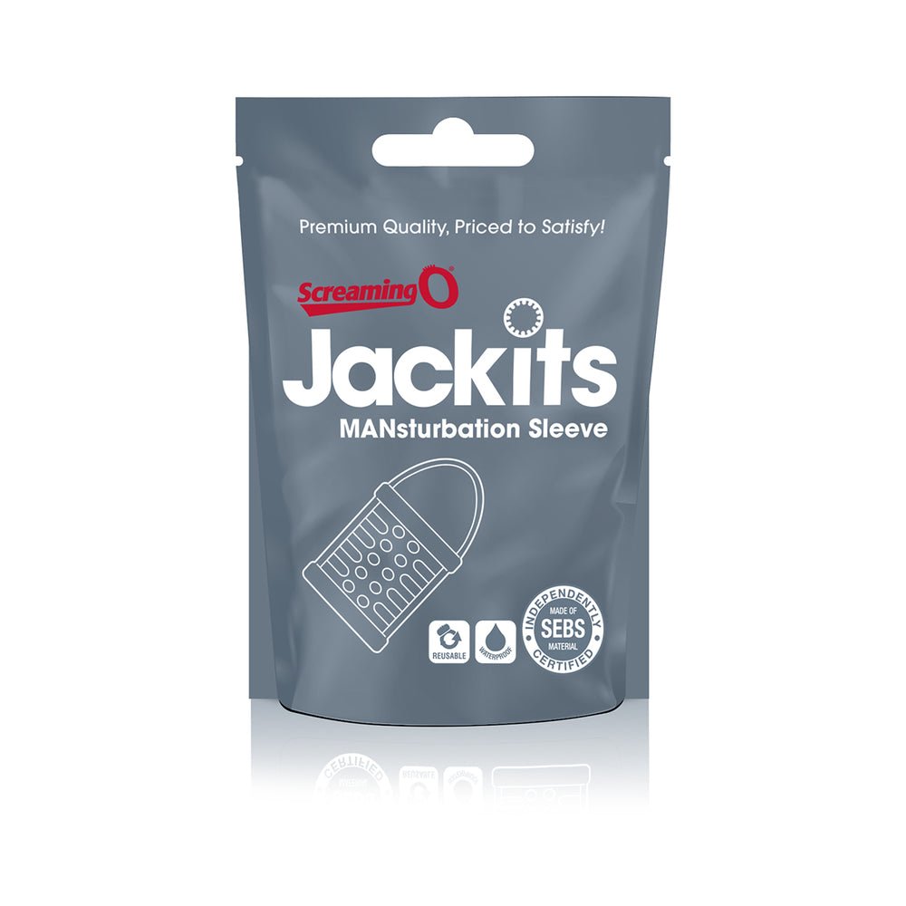 Screaming O Jackits Mansturbation Sleeve (clear Only)-blank-Sexual Toys®