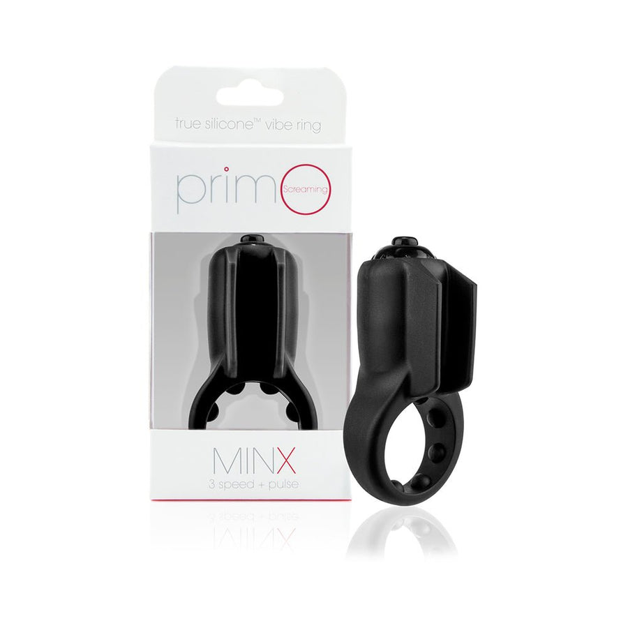 Screaming O Primo Minx Black Vibrating Ring-Screaming O-Sexual Toys®