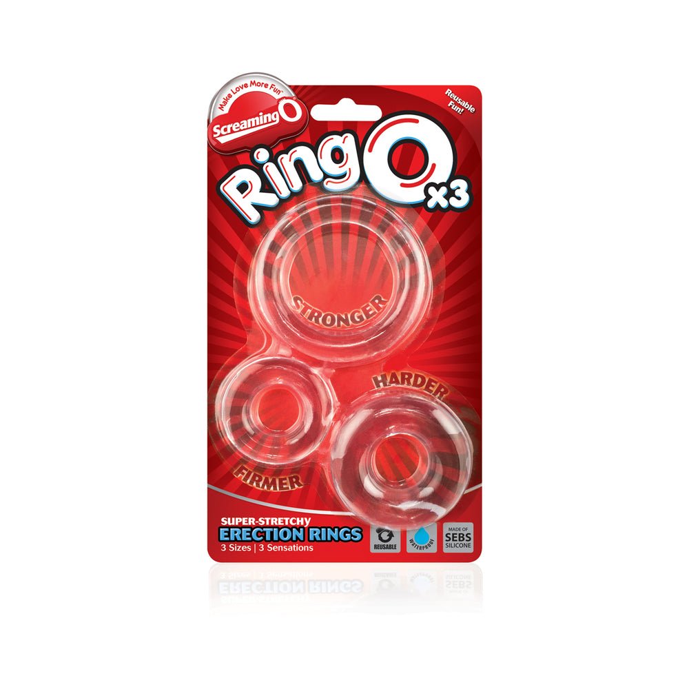 Screaming O RingO x3 Clear-Screaming O-Sexual Toys®